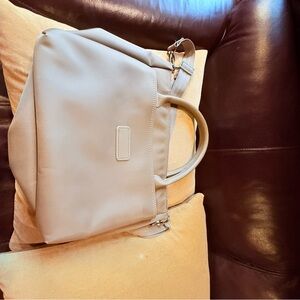Women's Convertible Tote Bag in Light Beige